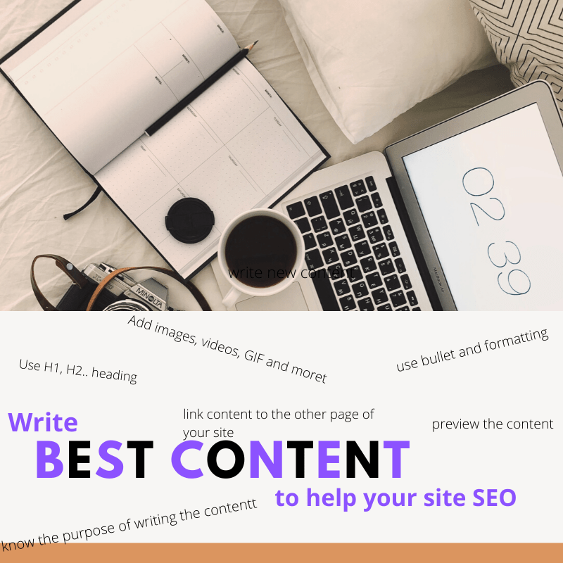 How To Write The Best Type Of Content To Help Your Site SEO? 3 Elements for writing the best content