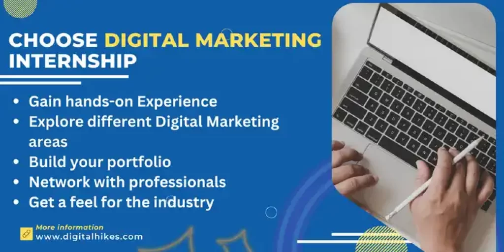 choose a Digital Marketing internship