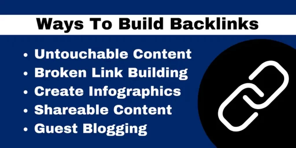 Ways to build backlinks