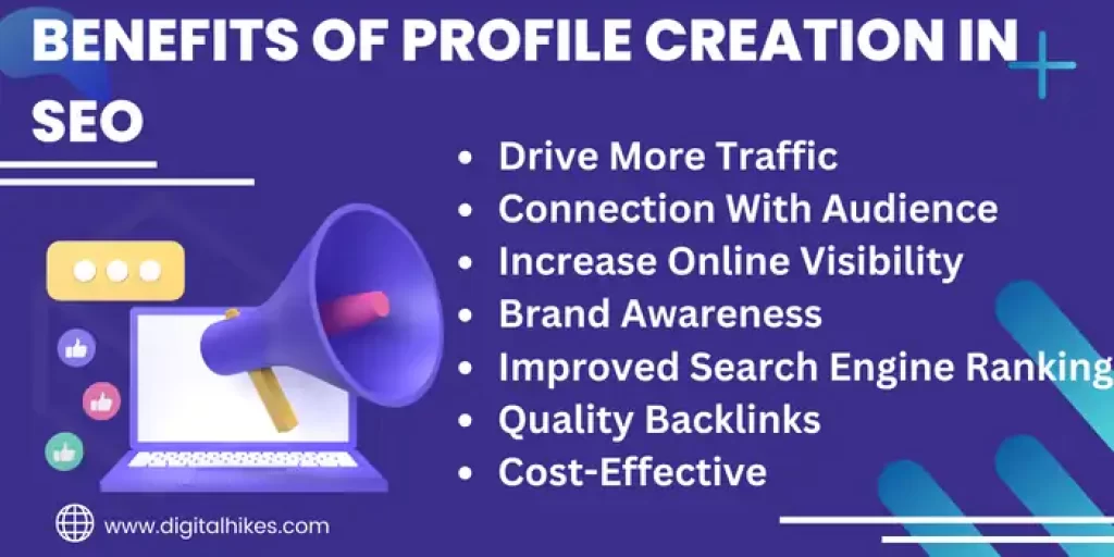 Benefits of profile creation in SEO