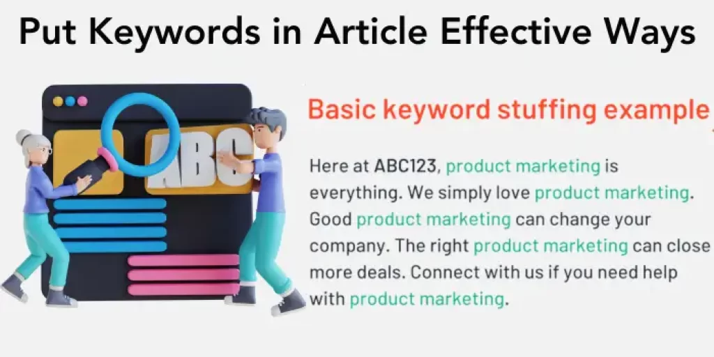 Put Keywords in Article Effective Ways