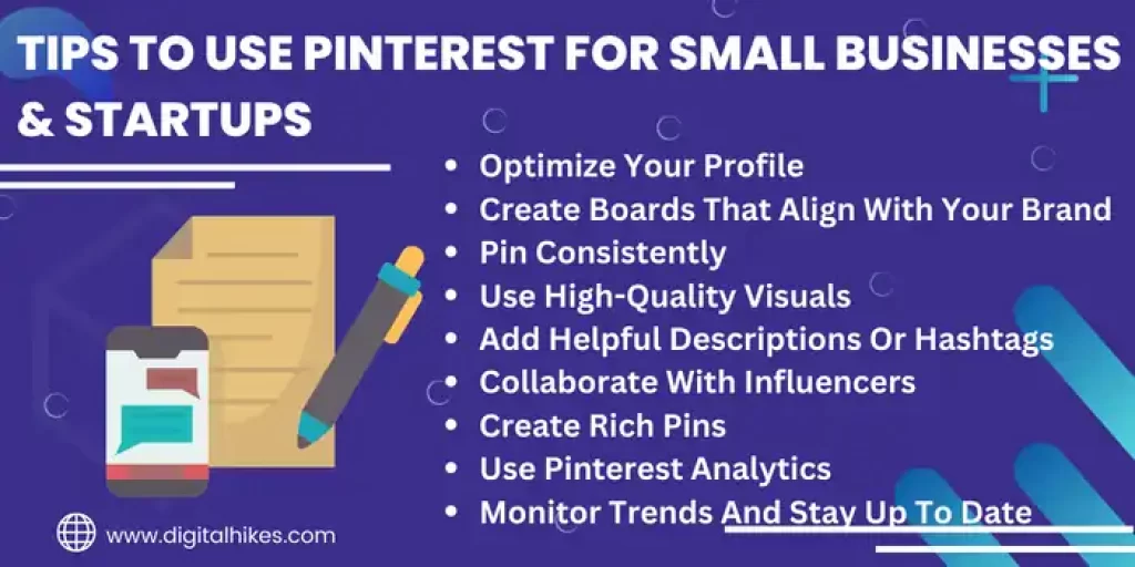 Tips To Use Pinterest For Small Businesses & Startups